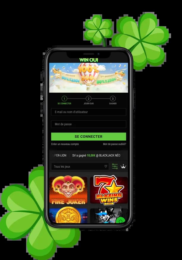 WinOui Casino France Mobile